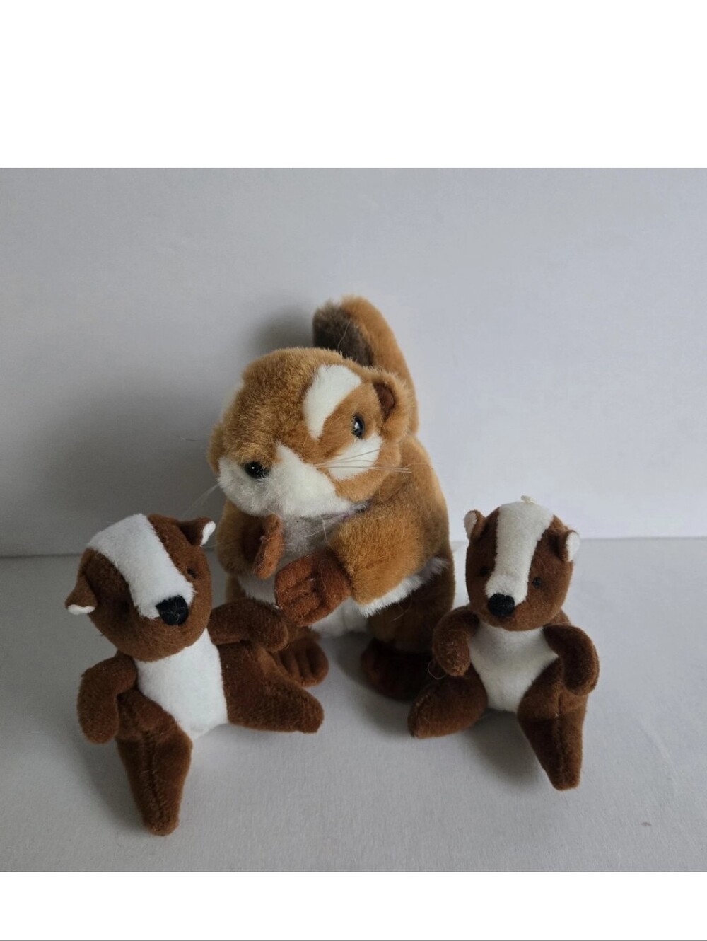 Stuffed Plush Squirrel Retro Lot